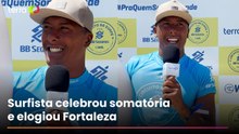 Cauã Costa se classifica na liderança em evento da WSL e exalta Praia do Futuro: ‘Escola’
