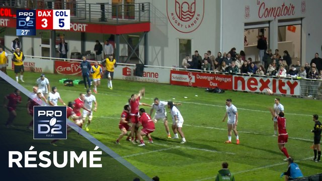 PRO D2 Saison 2025-2026 J14 - Résumé US Dax - Colomiers Rugby