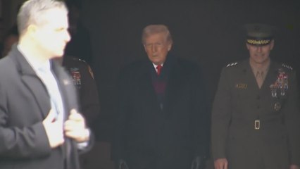 Trump steals the spotlight at the Army-Navy football game in Baltimore