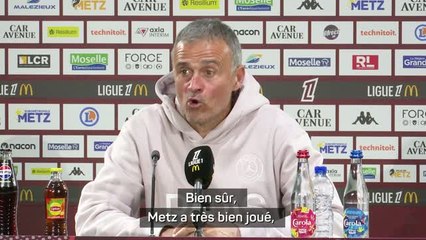 PSG - Luis Enrique : "Peur ? Beaucoup de peur !"