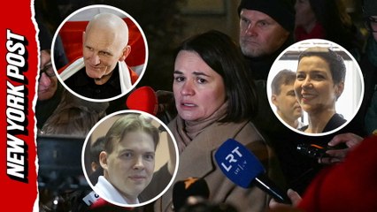 Belarus frees over 100 prisoners including activist and opposition leader in trade deal with US