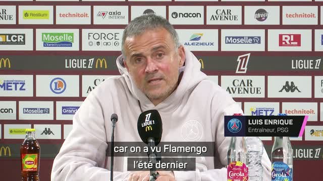 PSG - Luis Enrique : Flamengo ? Une des meilleures équipes au monde