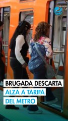 Clara Brugada descarta aumento a la tarifa del Metro de la CDMX