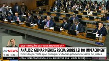 Gilmar Mendes recua e mantém regra da lei do impeachment