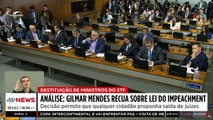 Gilmar Mendes recua e mantém regra da lei do impeachment