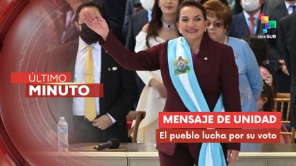 Pdta. Xiomara Castro motiva a la militancia del Partido LIBRE