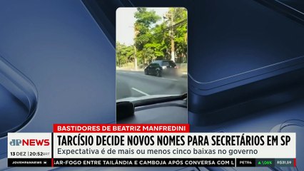 Tarcísio define novos nomes para secretariado em São Paulo