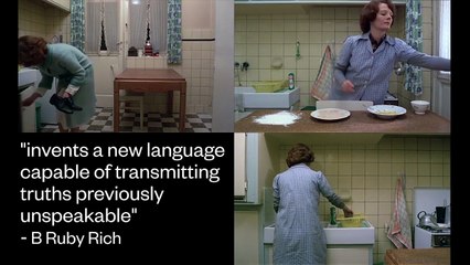 'Jeanne Dielman, 23 Quai de Commerce, 1080 Bruxelles' , tráiler de la película de Chantal Akerman