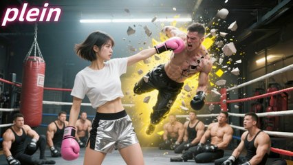 Fille sous-estimée assène un coup de poing terrassant tout le monde & garde du corps chérie du PDG