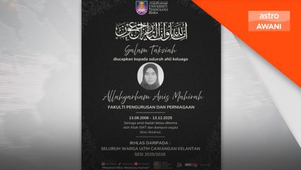 Pelajar UiTM Machang maut dilanggar motosikal, didakwa pakai ‘earbuds’