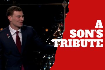 Indiana quarterback Fernando Mendoza honors his mother in emotional Heisman Trophy speech