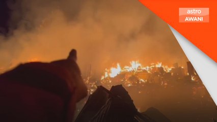 30 rumah musnah dalam kebakaran besar di Kampung Sri Aman, Tawau