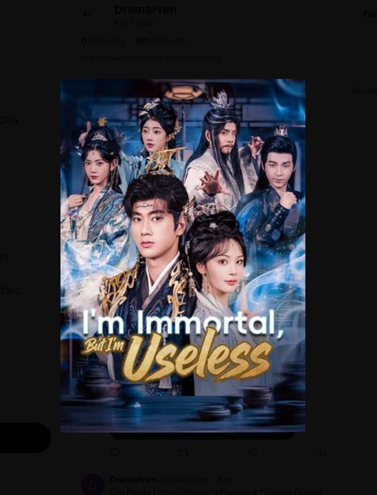 Im Immortal But Im Useless Chinese Drama - English Sub