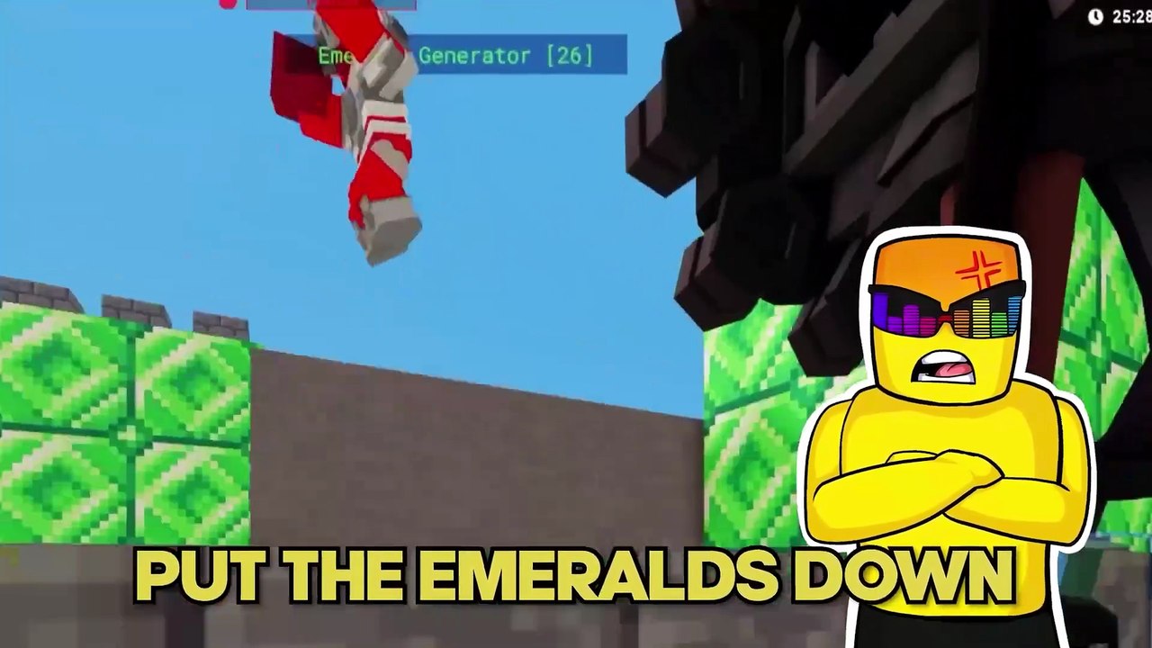 Roblox Bedwars But Anything We Build Comes to Life