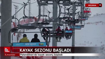Palandöken'de kayak sezonu başladı