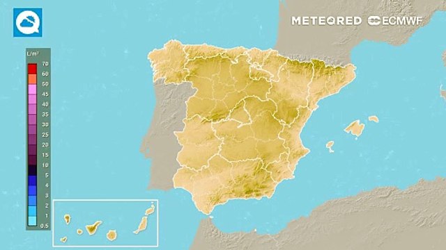 Precipitaciones torrenciales en el área mediterránea