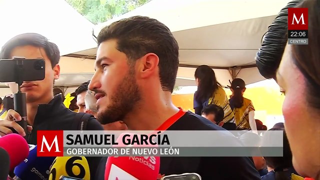 Samuel García descarta financiar emisor de aguas hacia Tamaulipas