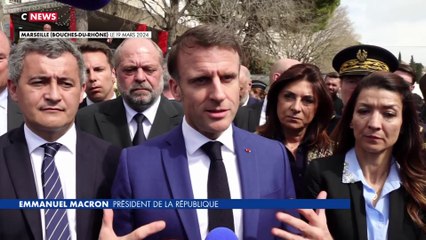 Marseille : Emmanuel Macron face au narcotrafic