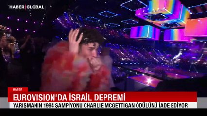 Eurovision'da İsrail depremi: Nemo'nun ardından o da ödülünü iade edecek