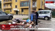Düzce’de sokağa çöp atan şahsa ceza kesildi