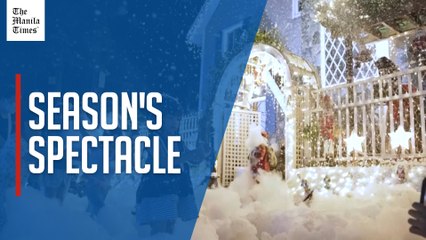 Filipino family turns home into winter wonderland