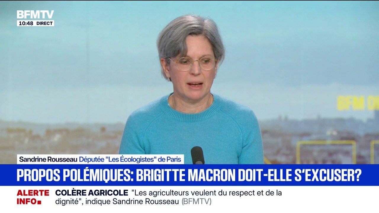 "Je suis une sale conne, et je le revendique": Sandrine Rousseau répond à Brigitte Macron et lui demande de "s'excuser"
