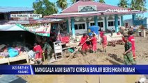 Tim Pengendali Karhutla Turut Bantu Bersihkan Lumpur Usai Banjir Bandang Terjang Aceh, Sumut, Sumbar