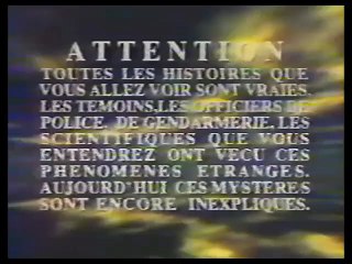 Emission mystères TF1 Générique