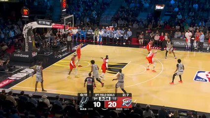 Thunder - Le ballon volé de Williams sur Castle suivi d’un panier