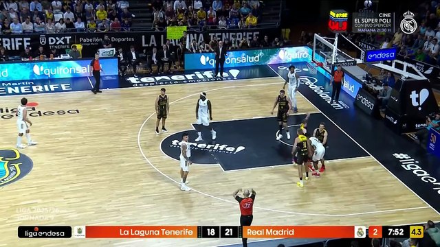 Liga Endesa ACB La Laguna Tenerife vs Real Madrid Baloncesto Jornada 9 Diciembre 2025 2026