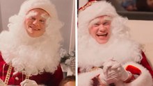 Erling Haaland adelanta la Navidad y sorprende disfrazado de Santa Claus