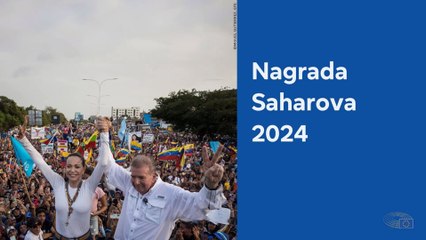 Studio Evropa: Razprava ob podelitvi nagrade Saharova za svobodo misli za leto 2024 z naslovom Venezuelski boj za demokracijo