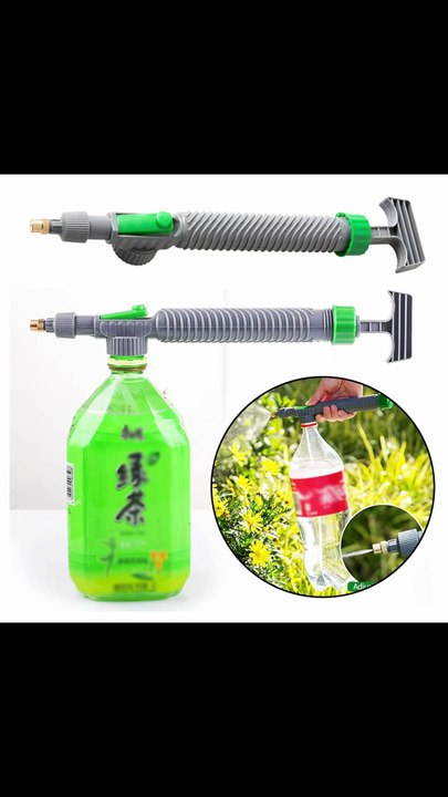Top On Sale Product Recommendations! High Pressure Air Pump Manual Sprayer Adjustable Drink Bottle Spray Head Nozzle Garden Watering Tool Sprayer Agriculture Tools