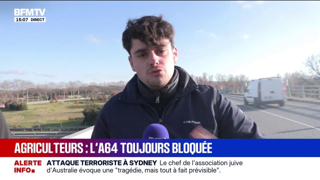 Les agriculteurs qui bloquent l'A64 se disent prêt à discuter avec Annie Genevard, ministre de l'Agriculture