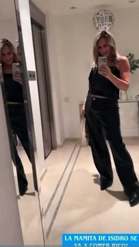 La primera salida nocturna de Rocío Marengo a días del nacimiento de Isidro: el video