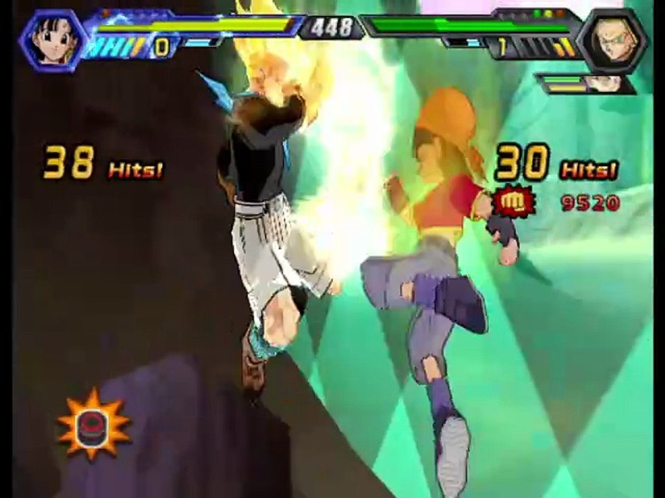 Budokai Tenkaichi 4 - Pan VS Goku GT SS y Trunks GT SS - RJ Anda #dragonballgame #dbzgaming