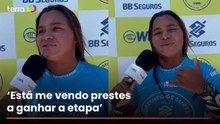 Na final de etapa da WSL, Juliana Santos se emociona ao falar da presença da avó