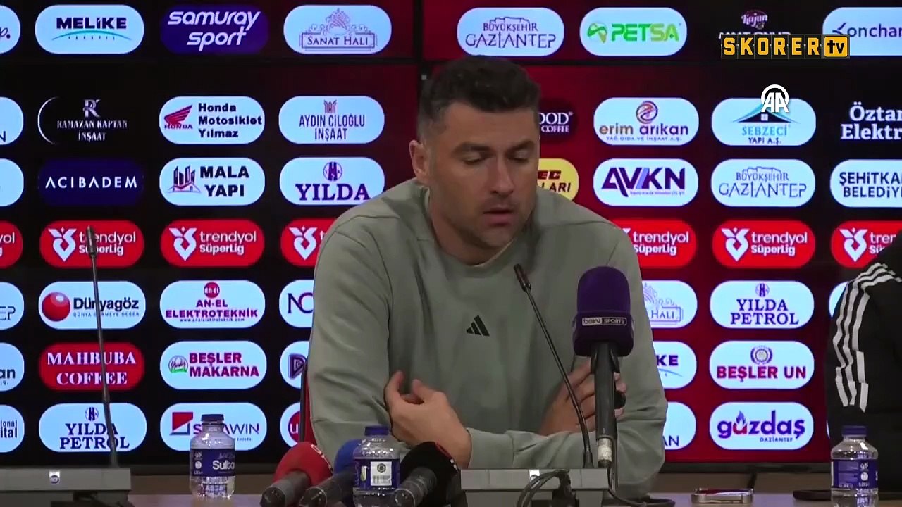 Gaziantep FK Teknik Direktörü Burak Yılmaz'dan ayrılık kararı! Maçın ardından resmen açıkladı