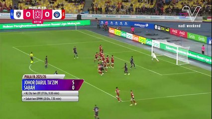 Johor Darul Ta'zim juara Piala FA musim ini selepas mudah atasi Sabah FC