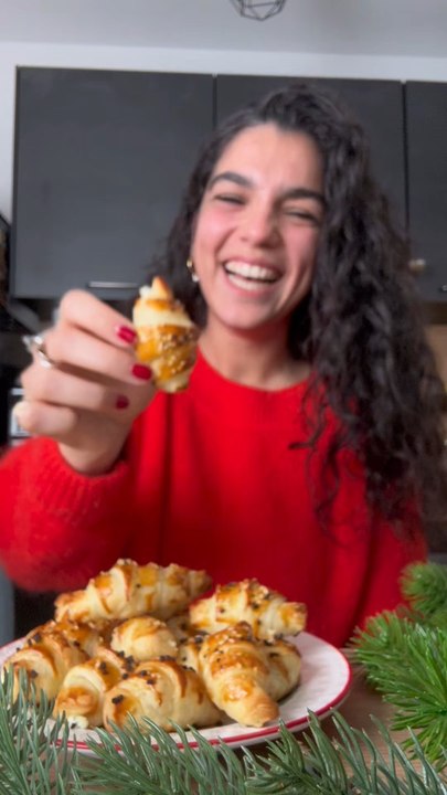 Jour 14 du calendrier de l’avent des recettes - Croissants apéro 🥐