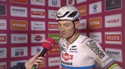 Cyclo-cross - Coupe du monde UCI Namur 2025 - Mathieu van der Poel : "Je me sentais bien à la fin et j'espère être mieux à Anvers"