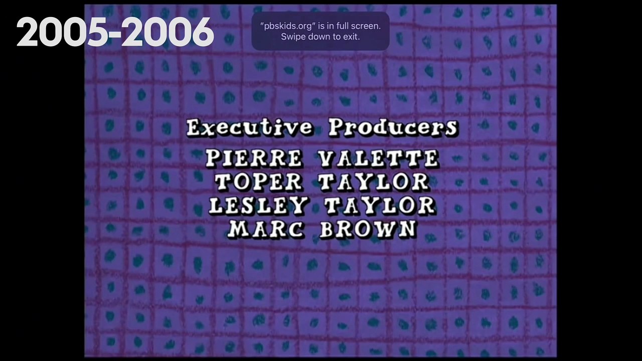 PBS Arthur Closing Credits Season 10 (2006) 1b