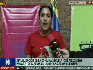 Caracas | Inaugurada Comuna Escuela José Félix Ribas para la organización del Poder Popular