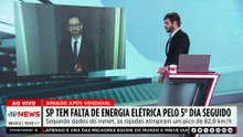 SP tem falta de energia elétrica pelo 5º dia seguido