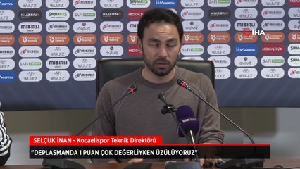 Selçuk İnan: İlk isabetli şutta gol yedik