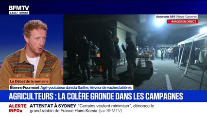 Dermatose bovine: "Je serais atterré, triste (...) mais j'accepterais le protocole d'abattage du troupeau", assure Étienne Foumont, agri-youtubeur dans la Sarthe