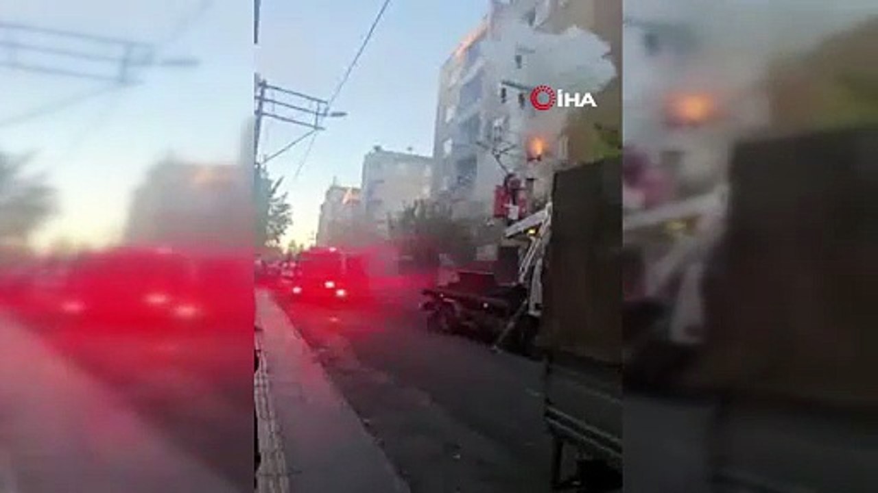 Diyarbakır’da aşırı yüke dayanamayan trafo alev aldı