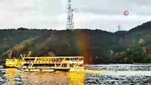 İstanbul Boğazı’nda gökkuşağı şöleni