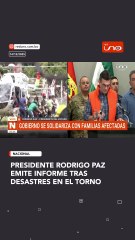 El presidente confirmó que tres puentes colapsaron