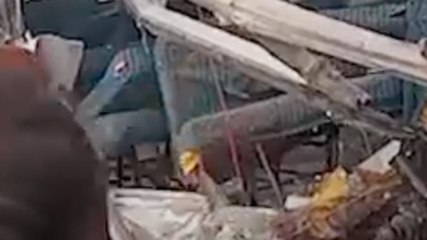 स्कूल बस की रोडवेज बस से जोरदार टक्कर, स्कूली छात्रा की मौत